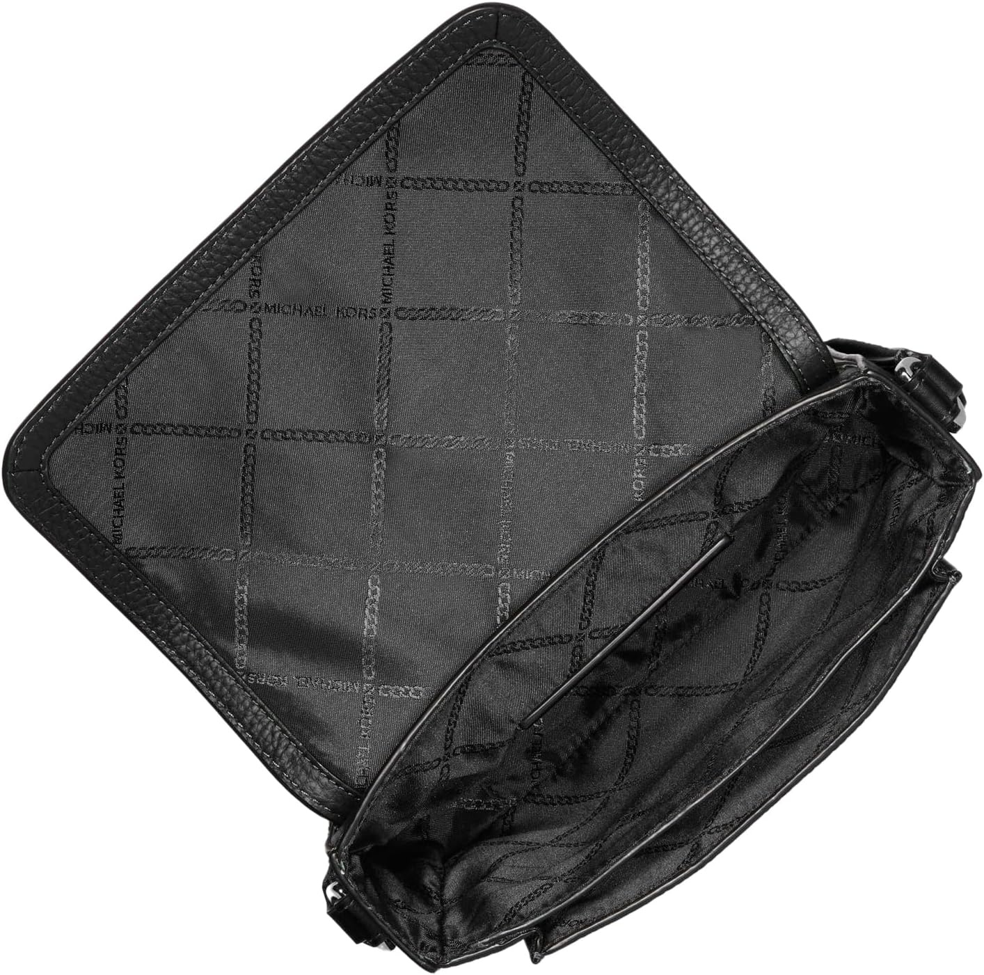 image:imageMichael Kors Unisex Hudson Aviator Crossbody BagBlack