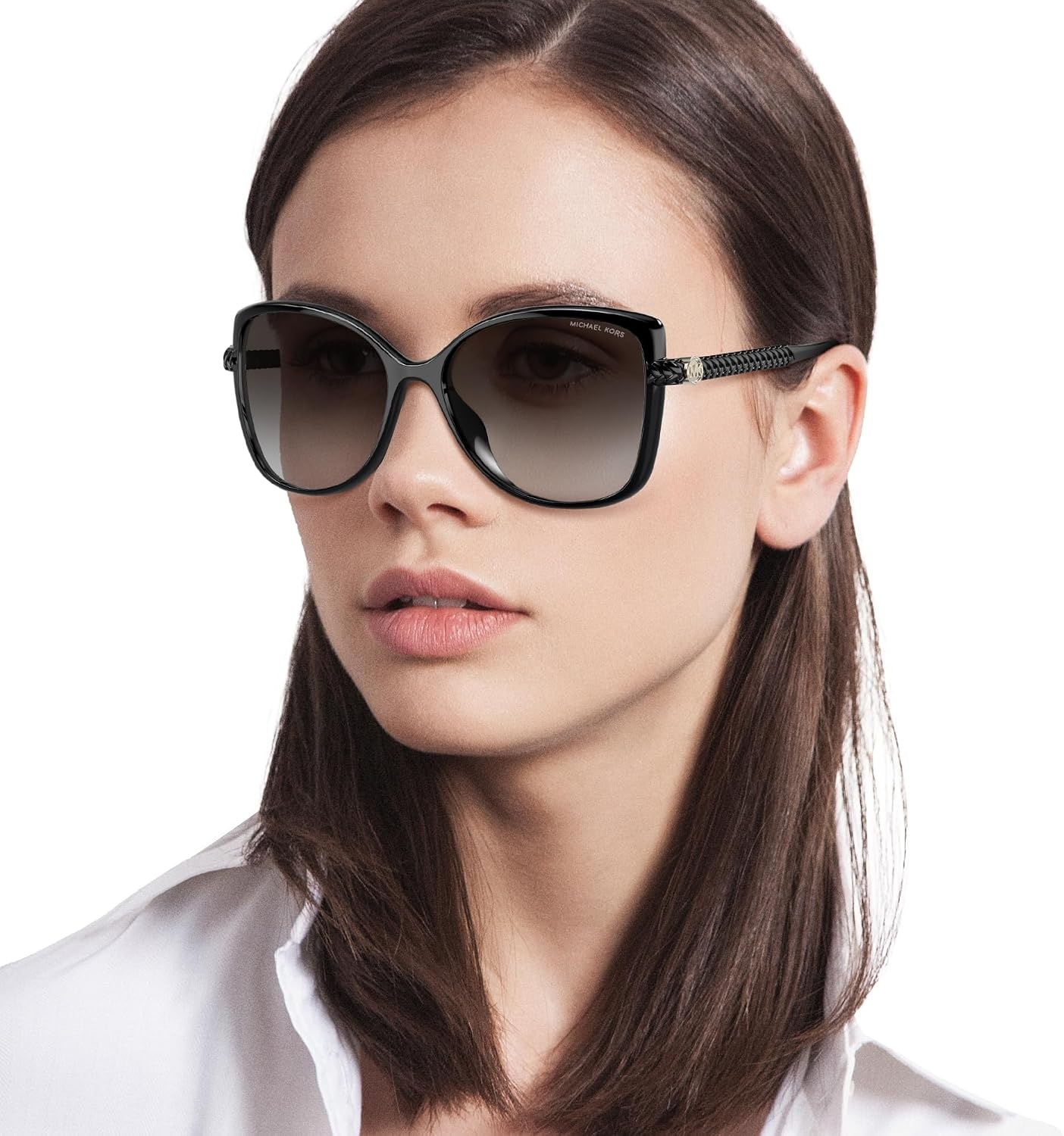 image:imageMichael Kors Womens MK2181U Malta Universal Fit Butterfly SunglassesBlackDark Grey Gradient