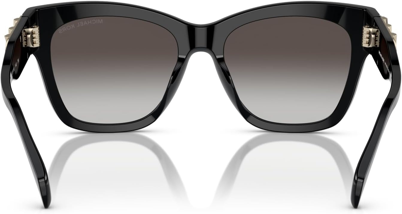 image:imageMichael Kors Womens MK2182U Empire Square Universal Fit Square SunglassesBlackDark Grey Gradient