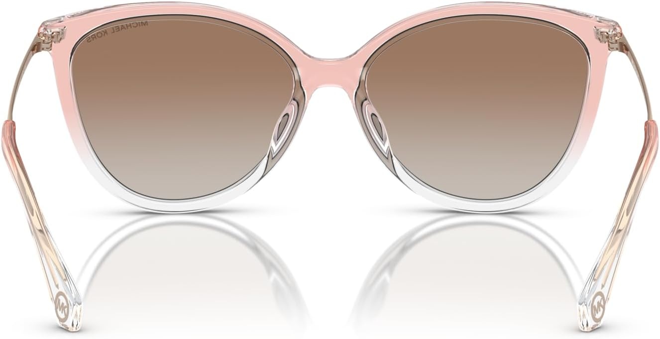 image:imageMichael Kors Womens MK2184U Dupont Universal Fit Cat Eye SunglassesPink ClearRose Gold Gradient