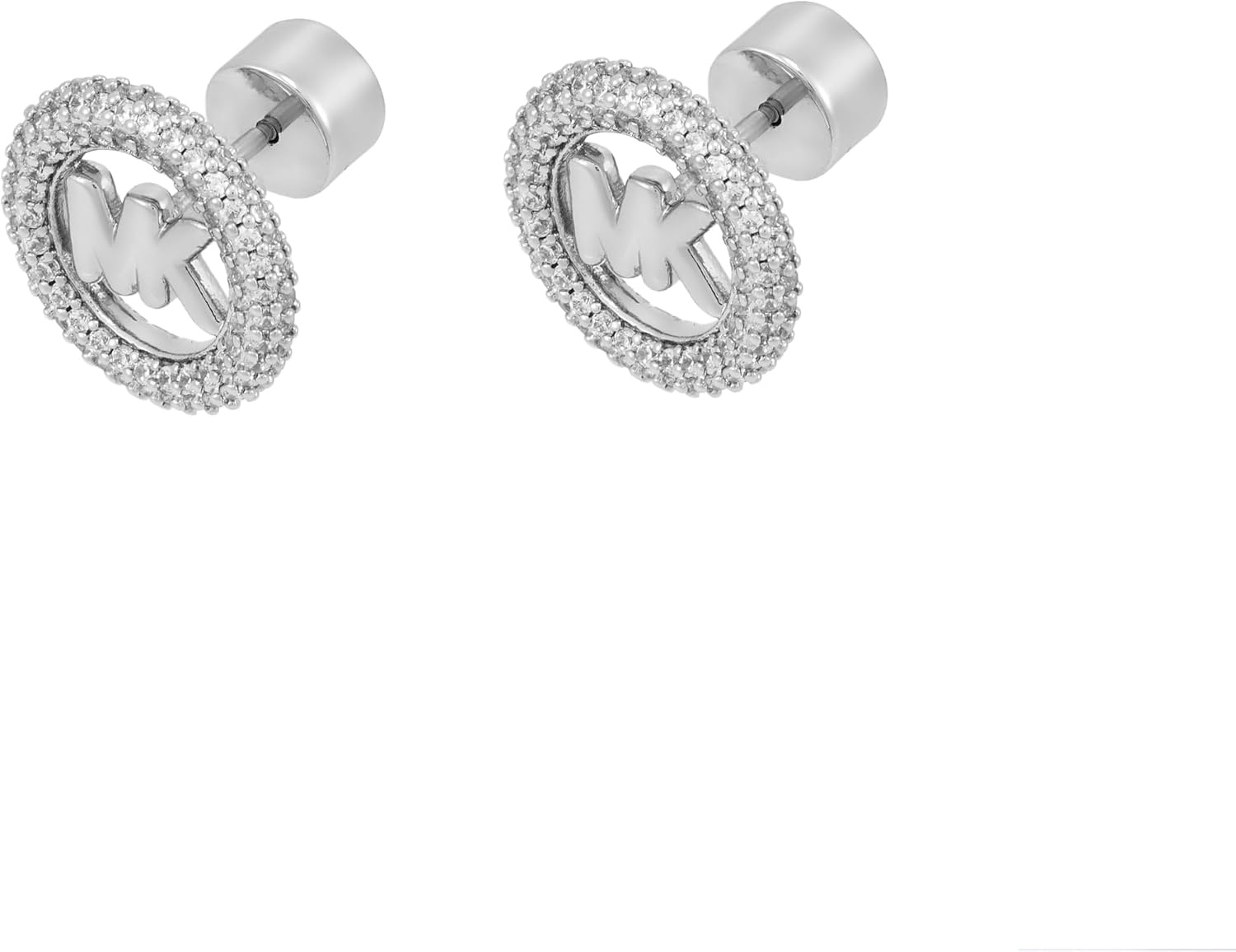image:imageMichael Kors Womens Silver Small Logo Stud Earrings Model MKJ8560040