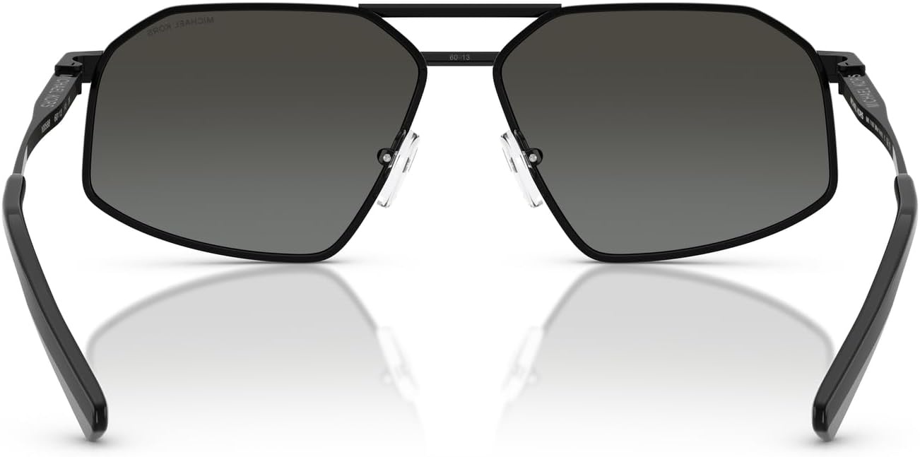 image:imageMichael Kors mens Mk1167 Mar Vista Hexagonal SunglassesBlack ShinySilver Mirrored Gradient