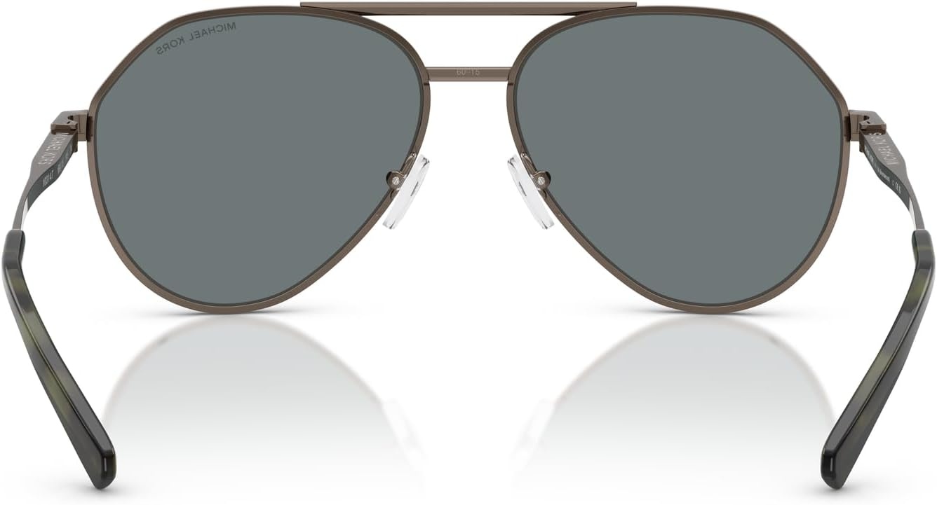 image:imageMichael Kors mens Mk1168 Brentwood Aviator SunglassesMatte HuskOlive Mirrored