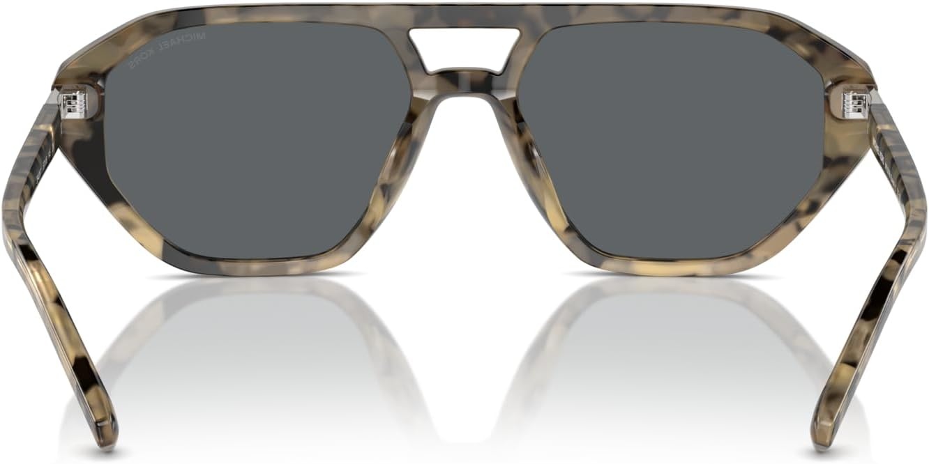 image:imageMichael Kors mens Mk2219u Zurich Universal Fit Aviator SunglassesBlack Grey Gradient TortoiseDark Grey Solid