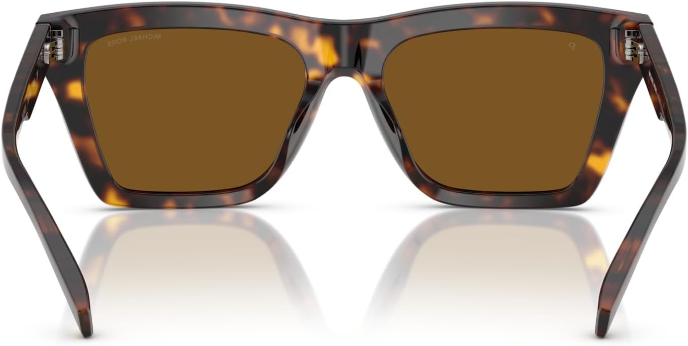 image:imageMichael Kors mens Mk2225u Pebble Beach Universal Fit Square SunglassesDark TortoiseDark Brown Solid Polarized