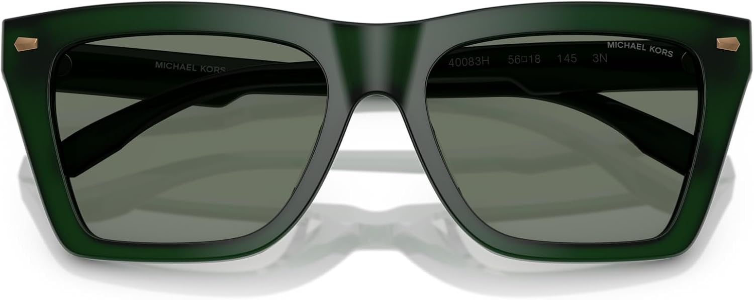 image:imageMichael Kors mens Mk2225u Pebble Beach Universal Fit Square SunglassesOlive SolidGreen Solid