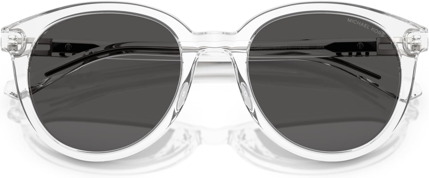 image:imageMichael Kors mens Mk2227 Big Bend Round SunglassesClearDark Grey Solid
