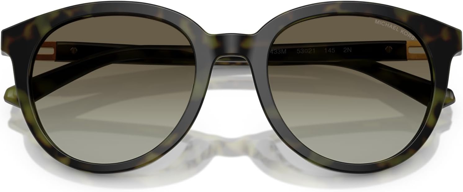 image:imageMichael Kors mens Mk2227 Big Bend Round SunglassesOlive TortoiseOlive Gradient