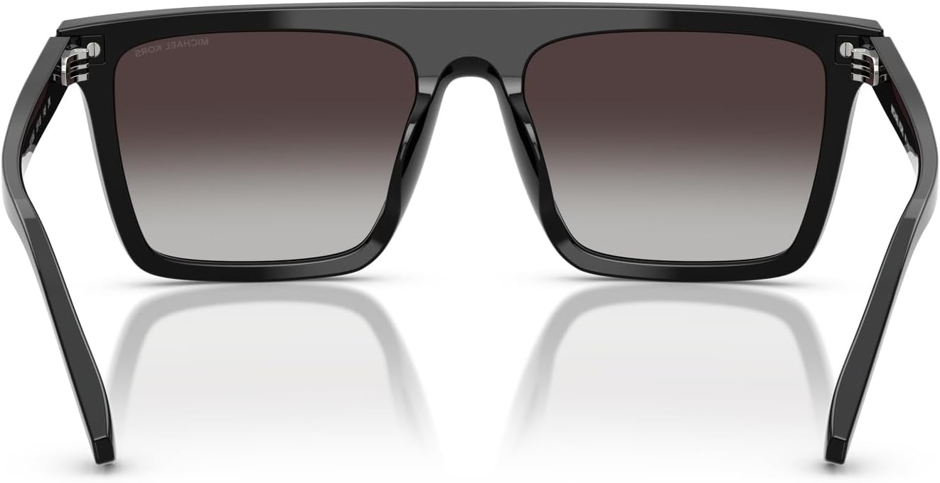 image:imageMichael Kors mens Mk2249u Edgewater Universal Fit Square SunglassesBlackDark Grey Gradient