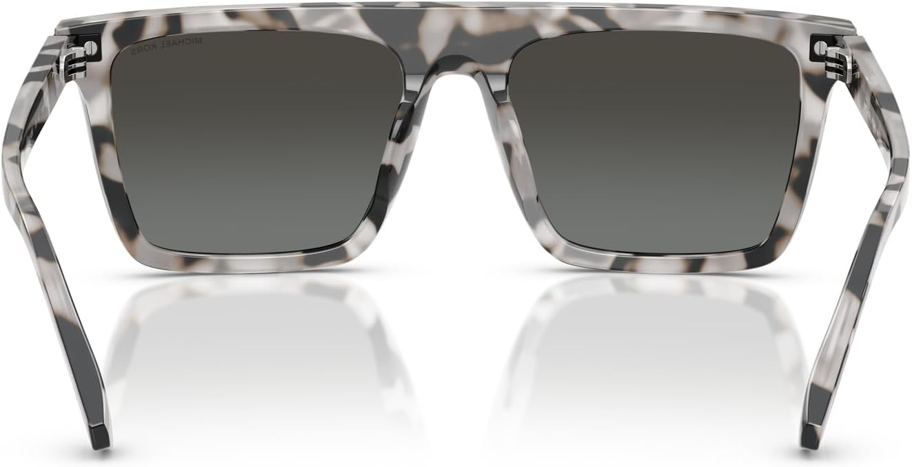 image:imageMichael Kors mens Mk2249u Edgewater Universal Fit Square SunglassesGrey TortoiseGrey Mirrored Silver Gradient