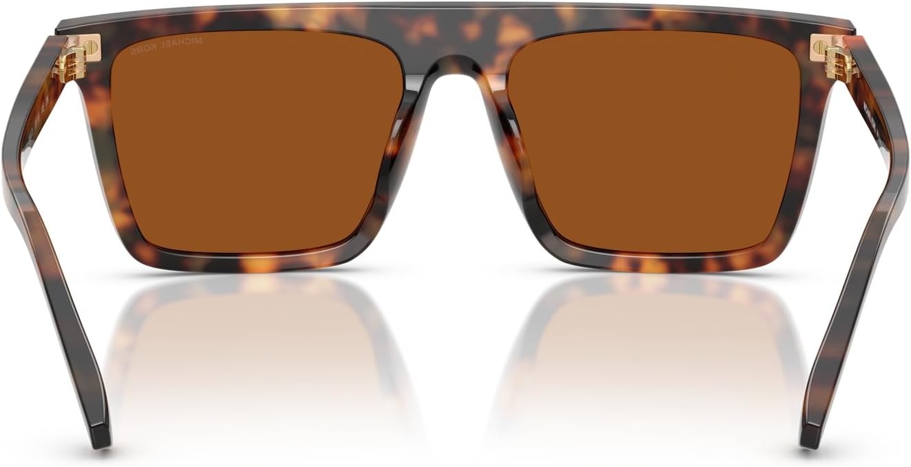 image:imageMichael Kors mens Mk2249u Edgewater Universal Fit Square SunglassesVintage TortoiseBrown Solid