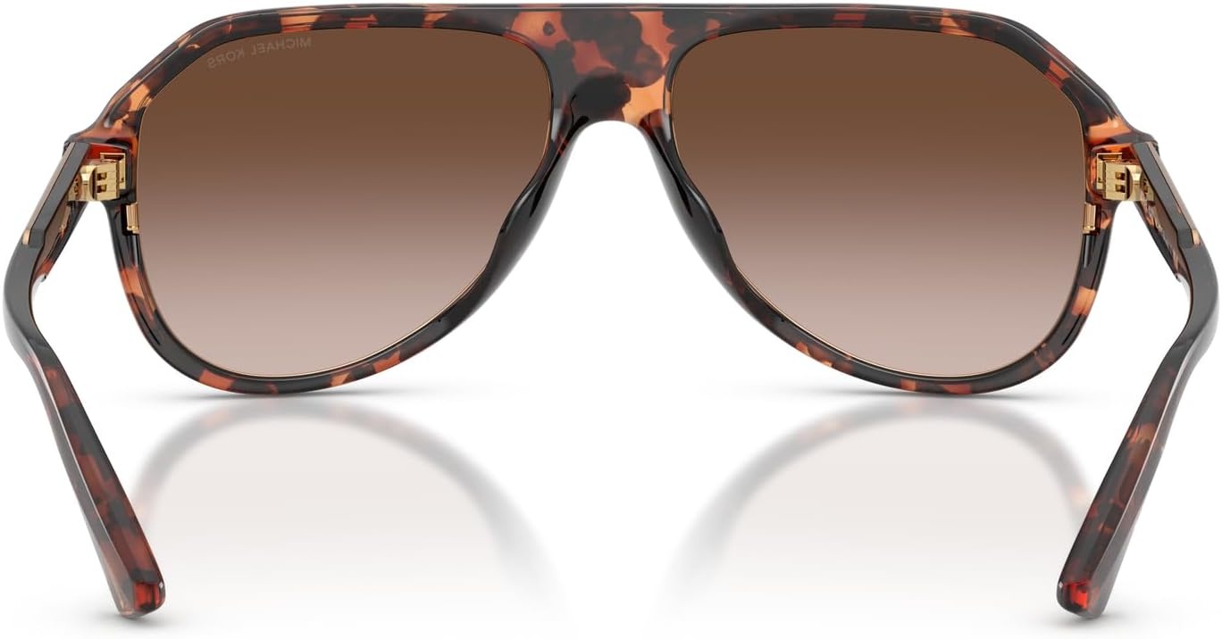 image:imageMichael Kors mens Mk2281u Molokai Universal Fit Aviator SunglassesDark TortoiseSmoke Gradient
