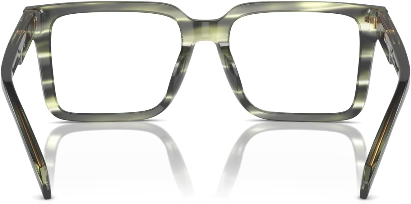 image:imageMichael Kors mens Mk4121u Mosel Universal Fit Square Prescription Eyewear FramesOlive HornDemo Lens