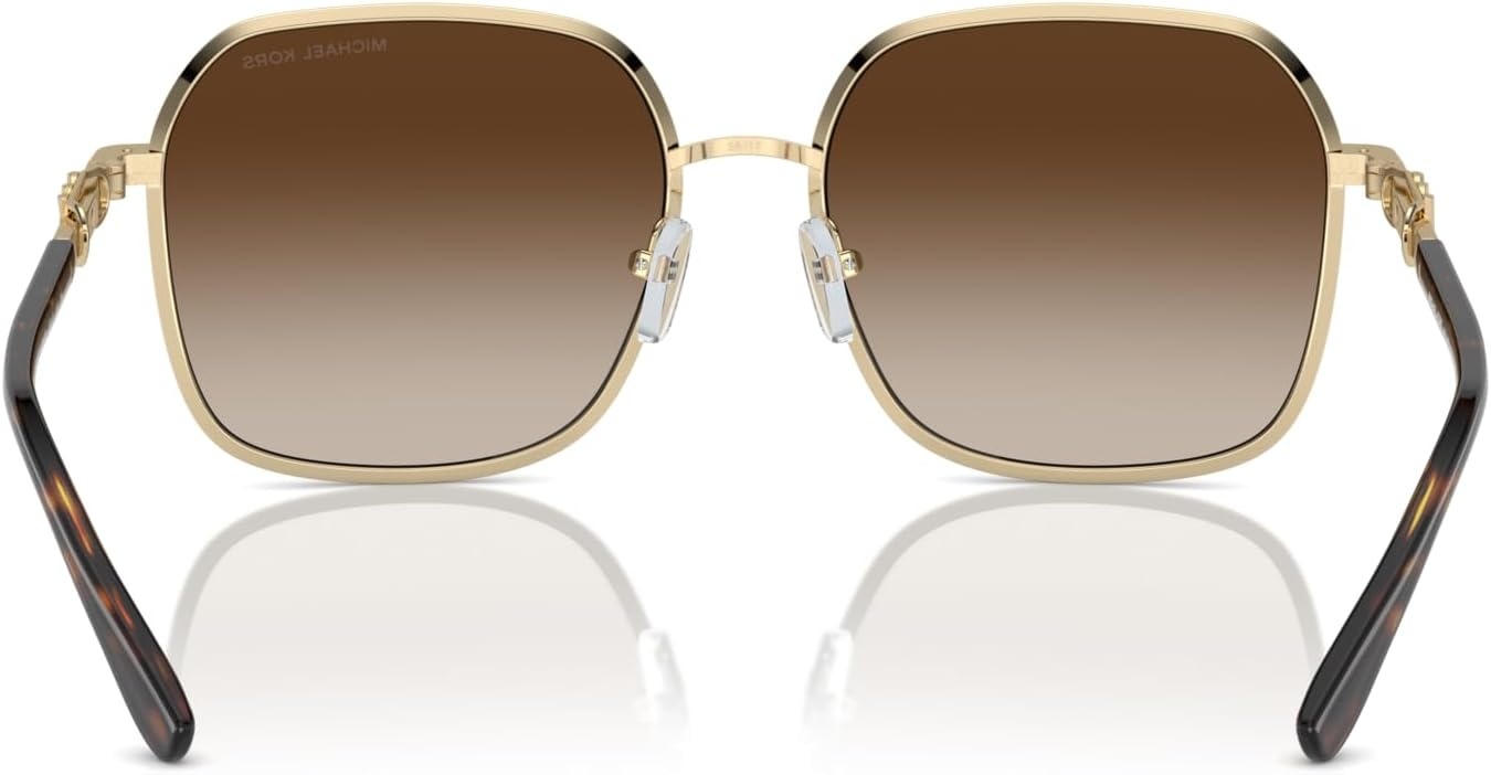 image:imageMichael Kors womens Mk1145b Cadiz Square SunglassesShiny Light GoldBrown Gradient