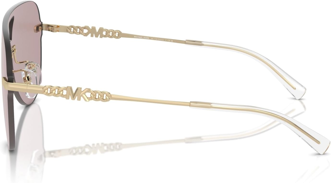image:imageMichael Kors womens Mk1149 Cyprus Aviator SunglassesPink Solid Back MirroredPink Solid Back Mirrored