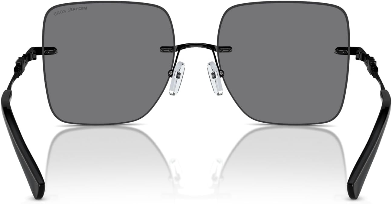 image:imageMichael Kors womens Mk1150 Qubec Square SunglassesGrey Solid Back MirroredGrey Solid Back Mirrored