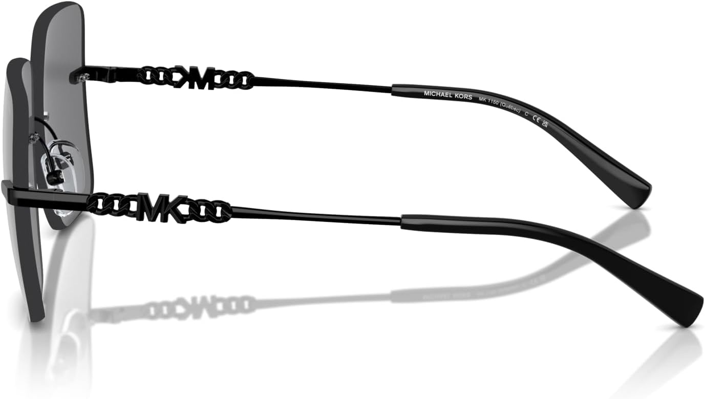 image:imageMichael Kors womens Mk1150 Qubec Square SunglassesGrey Solid Back MirroredGrey Solid Back Mirrored