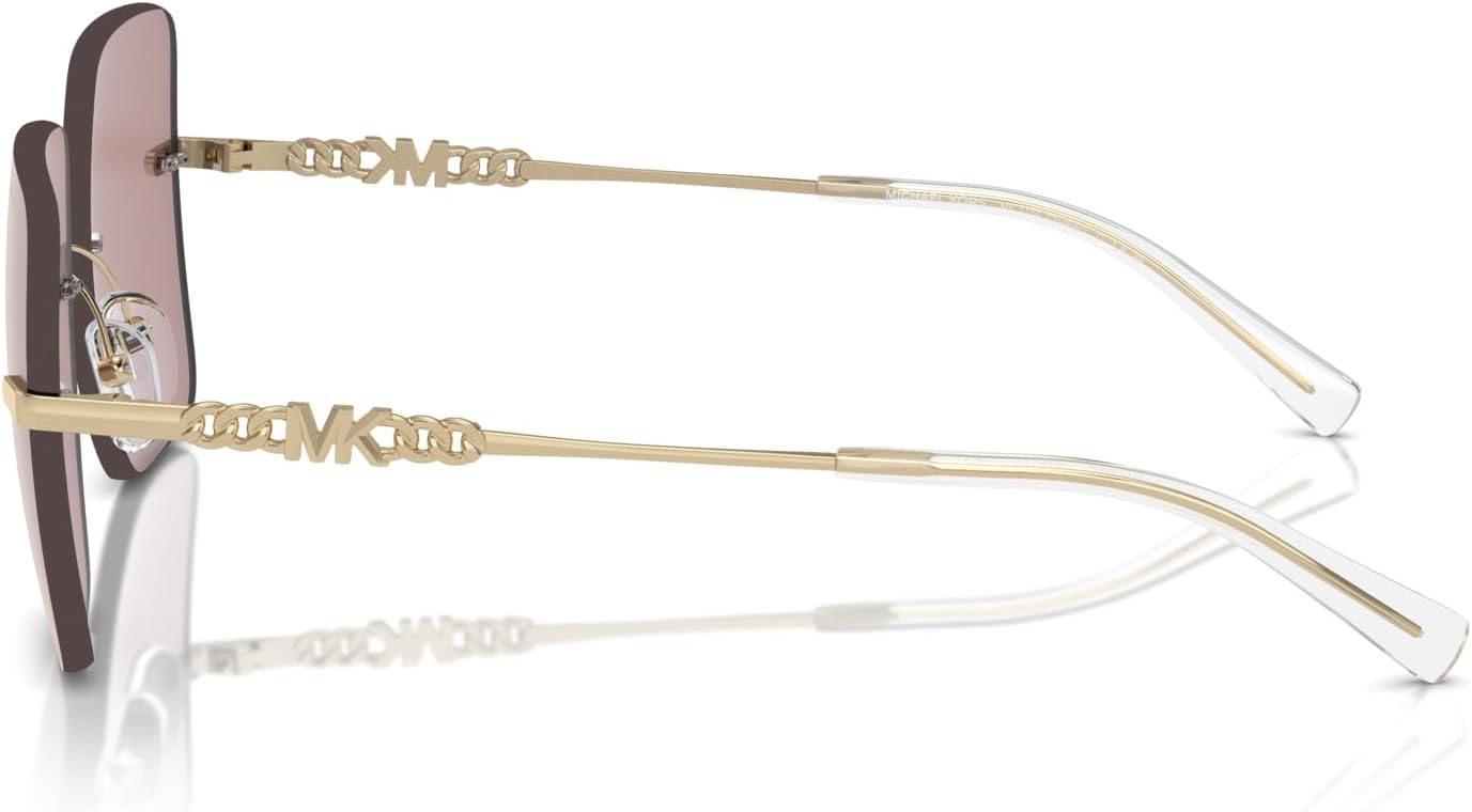 image:imageMichael Kors womens Mk1150 Qubec Square SunglassesPink Solid Back MirroredPink Solid Back Mirrored