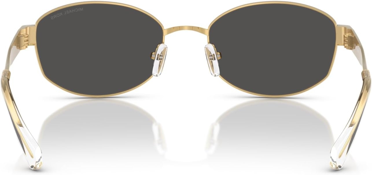image:imageMichael Kors womens Mk1161 Monte Carlo Oval SunglassesYellow GoldDark Grey Solid