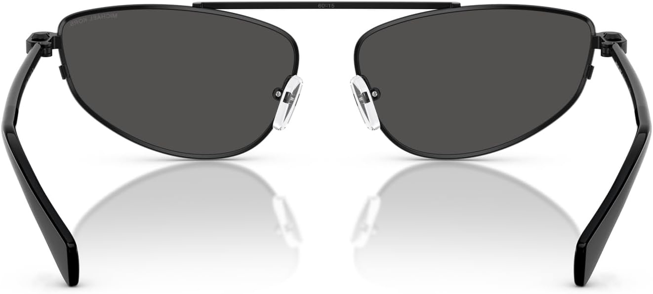 image:imageMichael Kors womens Mk1164 Buenos Aires Oval SunglassesBlack ShinyDark Grey Solid