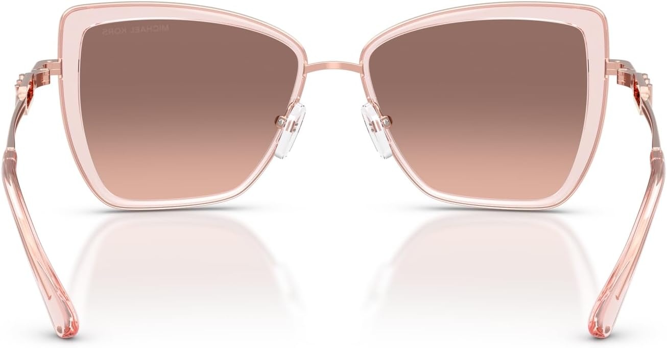 image:imageMichael Kors womens Mk1178 Sea Island Butterfly SunglassesPink TransparentGrey Gradient