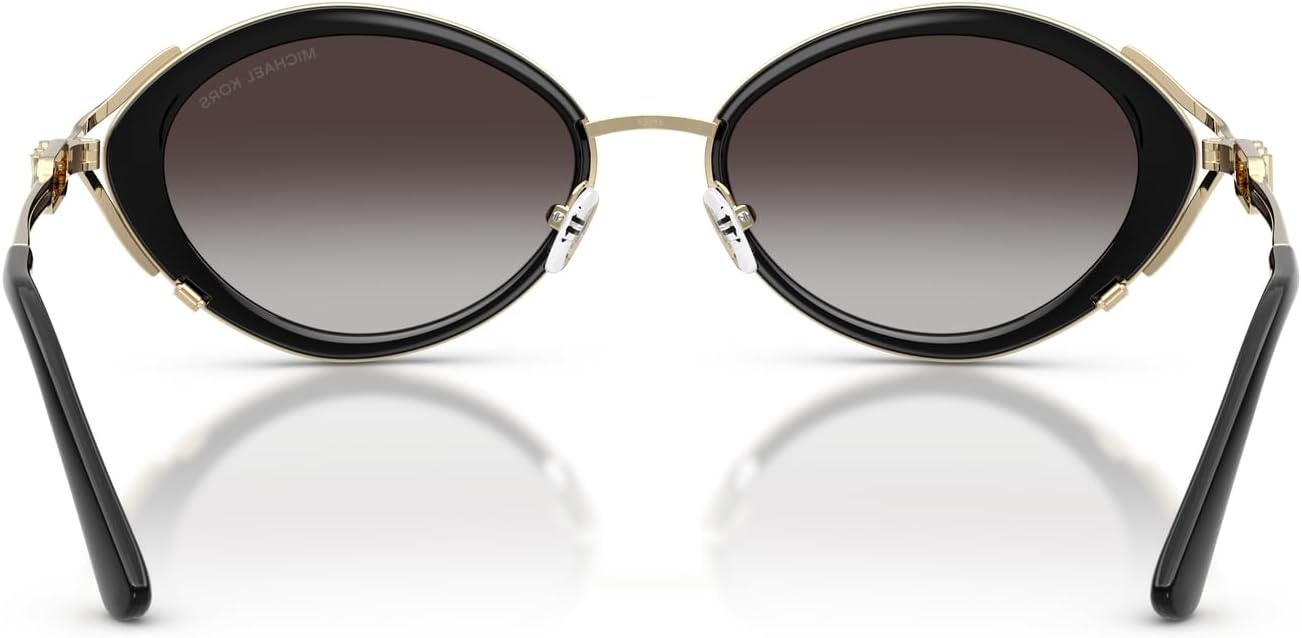 image:imageMichael Kors womens Mk1179 Key West Oval SunglassesBlackLight Grey Gradient Black