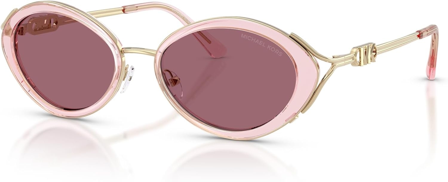 image:imageMichael Kors womens Mk1179 Key West Oval SunglassesBouquet PinkPlum Blue Gradient