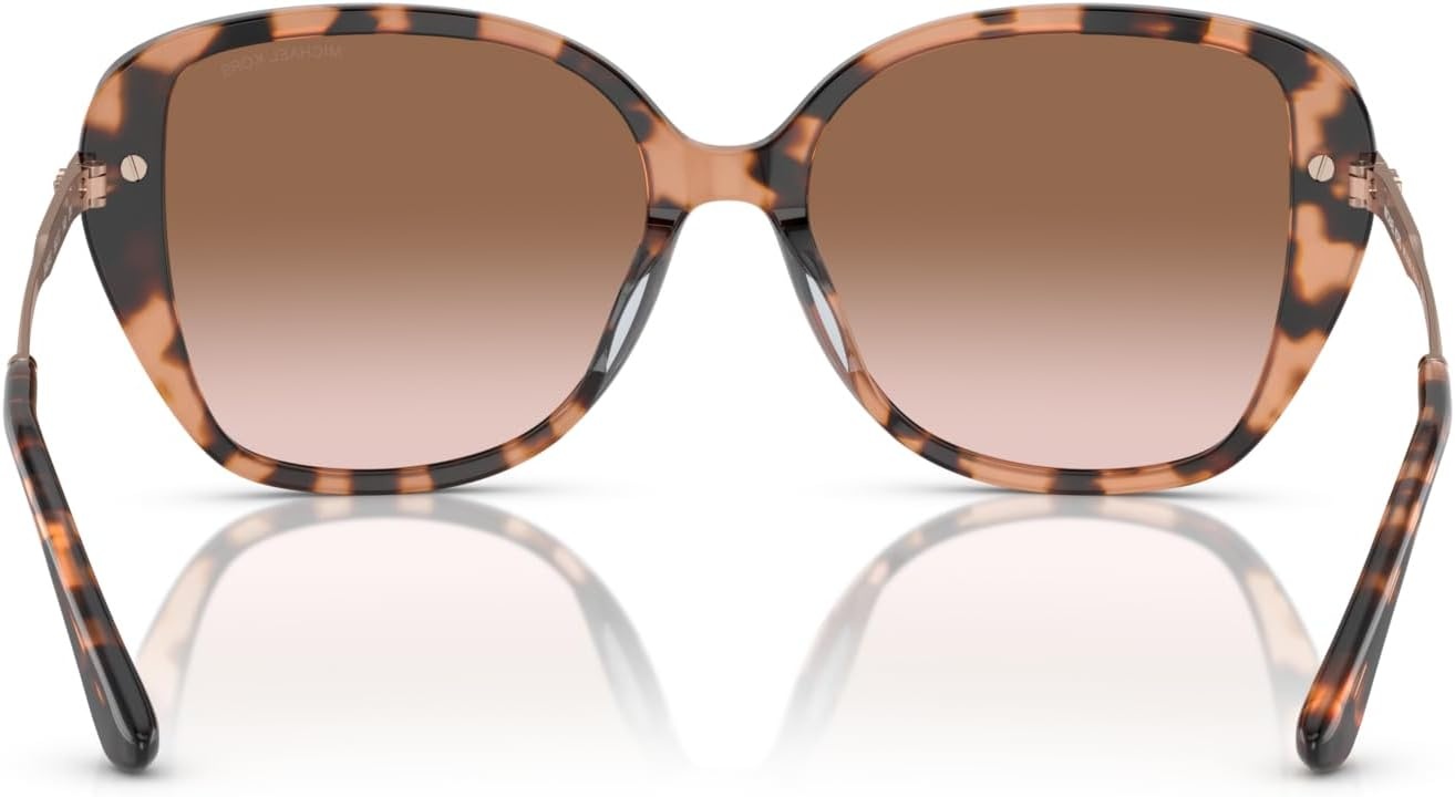 image:imageMichael Kors womens Mk2185bu Flatiron Universal Fit Square SunglassesPink TortoiseBrown Pink Gradient