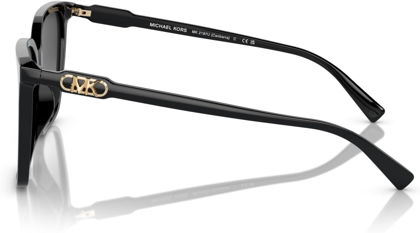 image:imageMichael Kors womens Mk2197u Canberra Universal Fit Round SunglassesBlackDark Grey Gradient