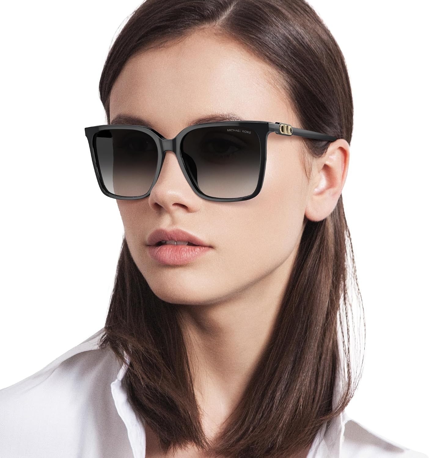 image:imageMichael Kors womens Mk2197u Canberra Universal Fit Round SunglassesBlackDark Grey Gradient