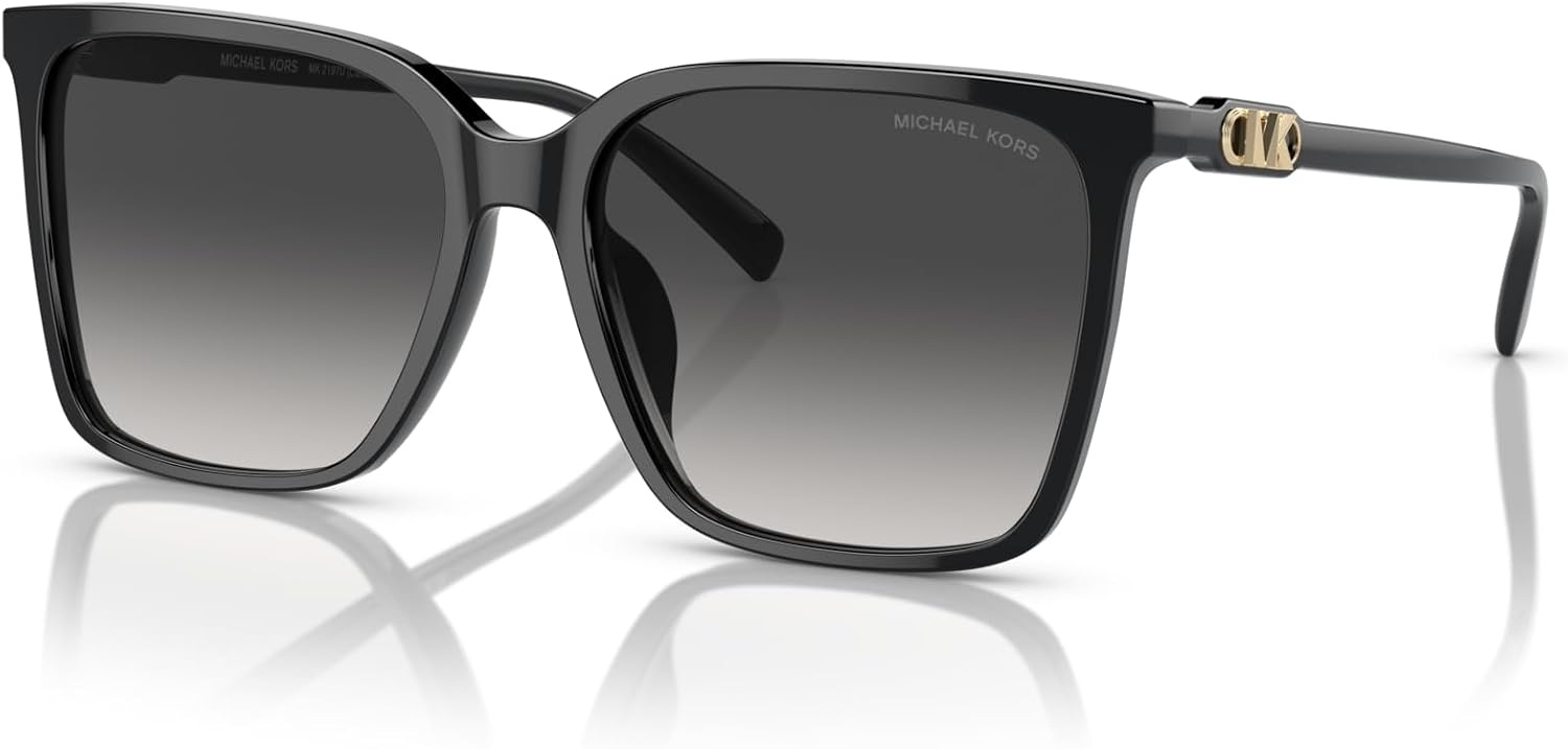image:imageMichael Kors womens Mk2197u Canberra Universal Fit Round SunglassesBlackDark Grey Gradient