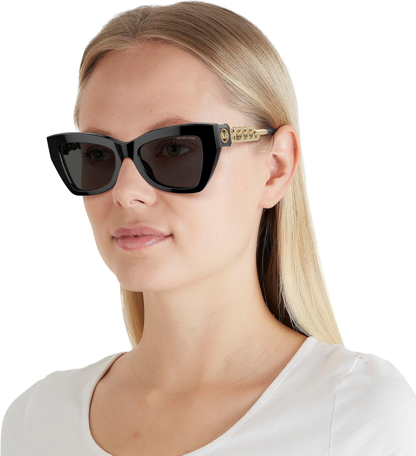 image:imageMichael Kors womens Mk2205 Montecito Butterfly SunglassesBlackDark Grey Solid