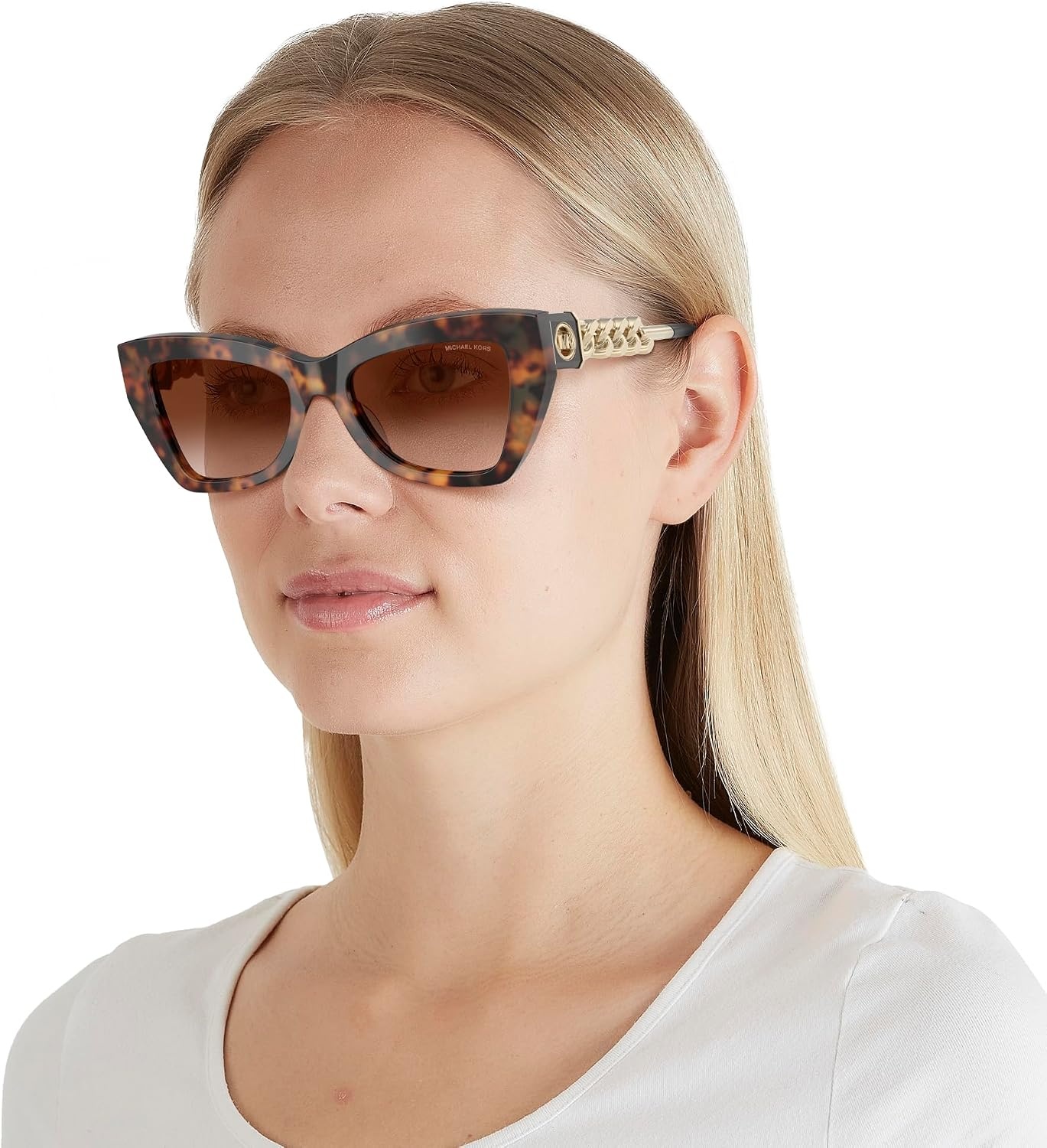 image:imageMichael Kors womens Mk2205 Montecito Butterfly SunglassesJet Set TortoiseBrown Gradient