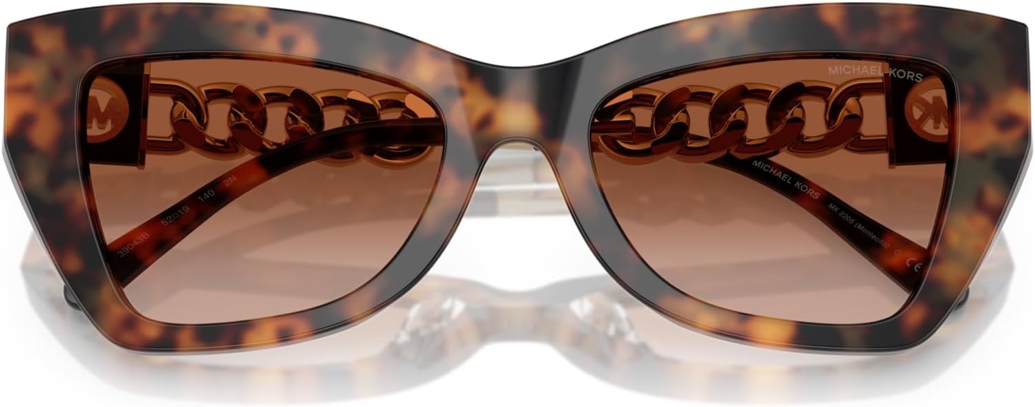 image:imageMichael Kors womens Mk2205 Montecito Butterfly SunglassesJet Set TortoiseBrown Gradient