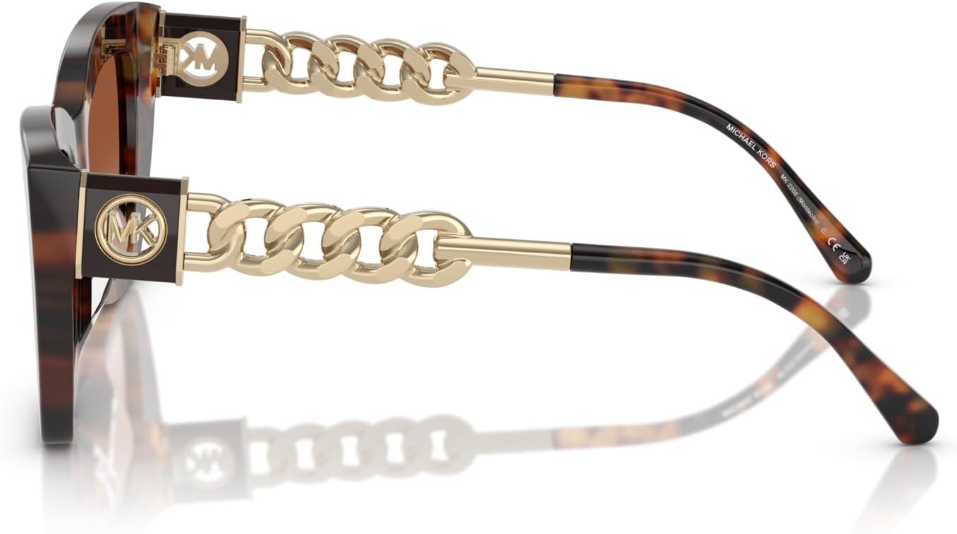 image:imageMichael Kors womens Mk2205 Montecito Butterfly SunglassesJet Set TortoiseBrown Gradient