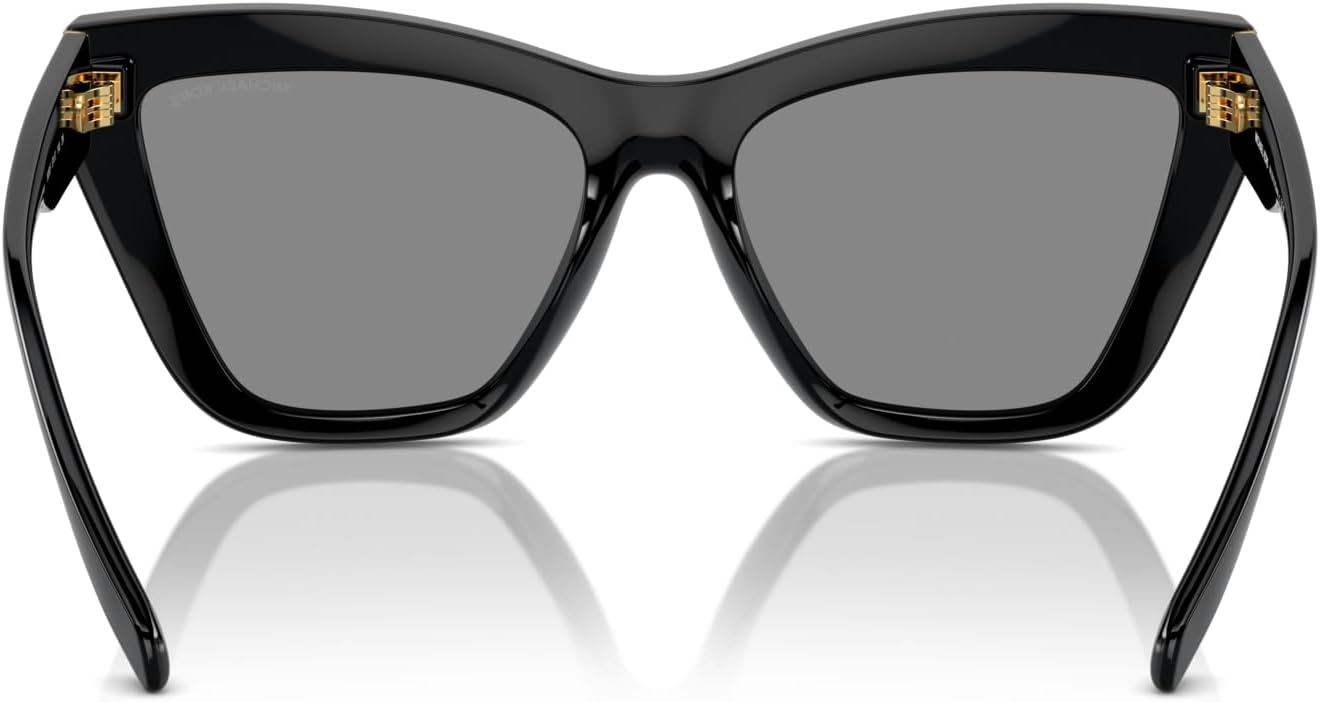image:imageMichael Kors womens Mk2211u Dubai Universal Fit Cat Eye SunglassesBlackDark Grey Solid