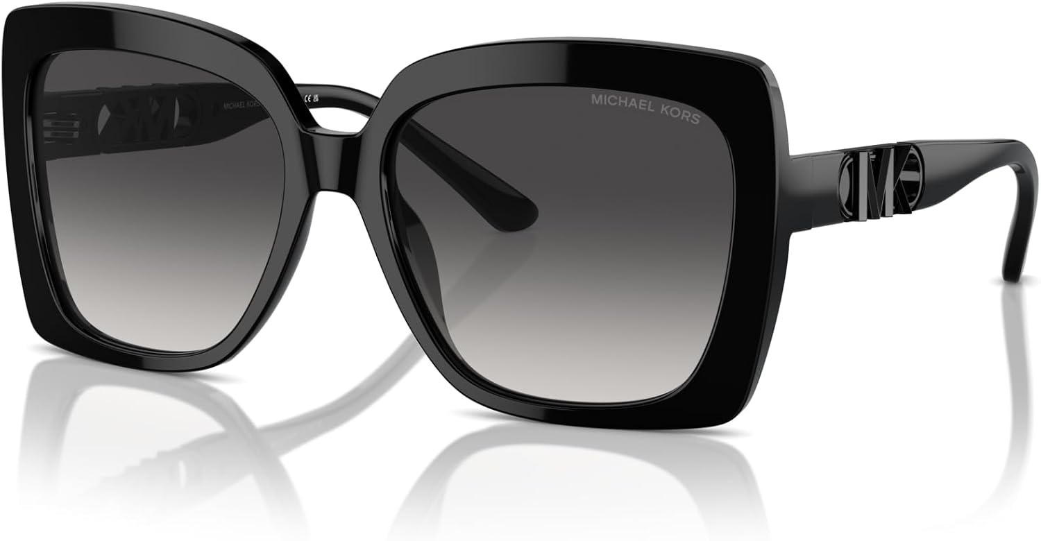 image:imageMichael Kors womens Mk2213 Nice Square SunglassesBlackDark Grey Gradient