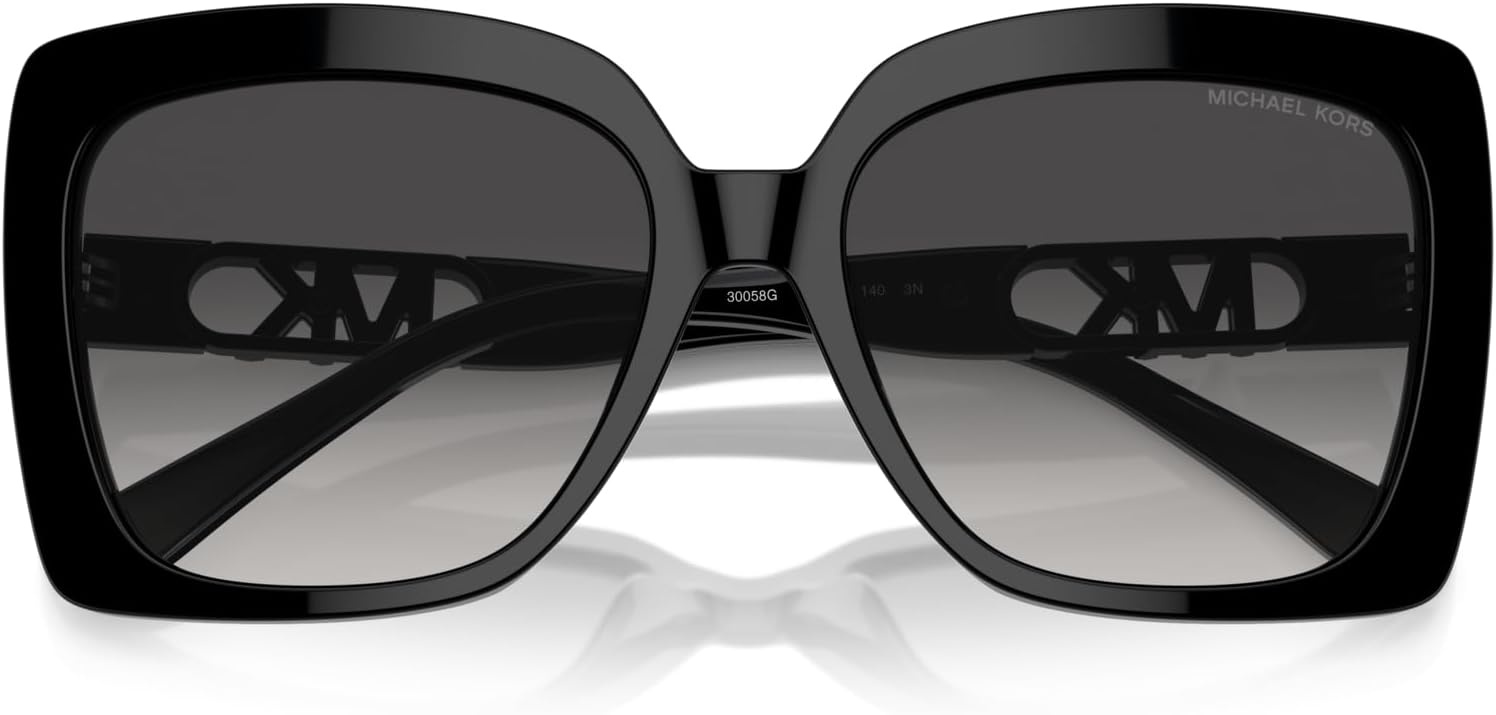 image:imageMichael Kors womens Mk2213 Nice Square SunglassesBlackDark Grey Gradient