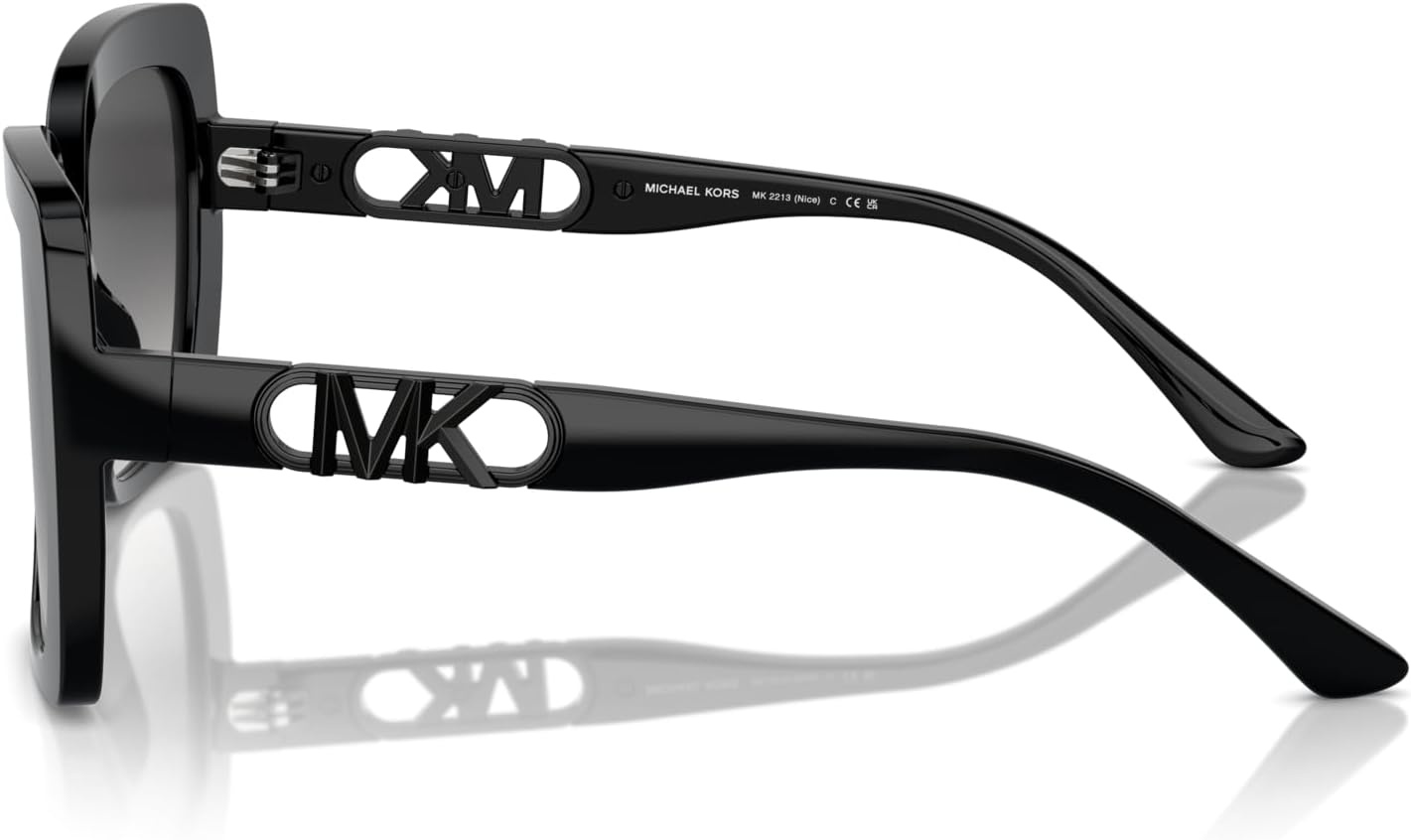 image:imageMichael Kors womens Mk2213 Nice Square SunglassesBlackDark Grey Gradient