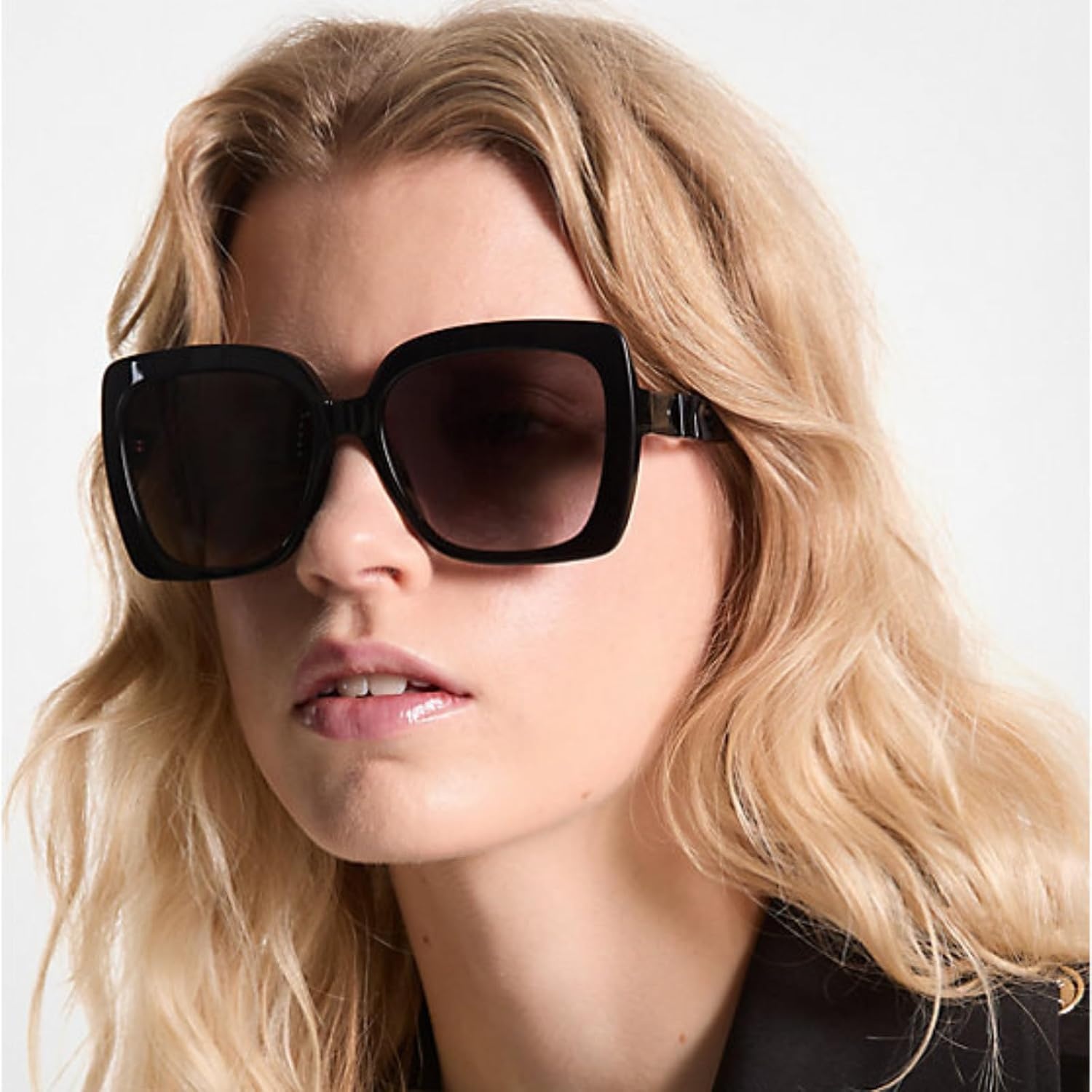 image:imageMichael Kors womens Mk2213 Nice Square SunglassesBlackDark Grey Gradient