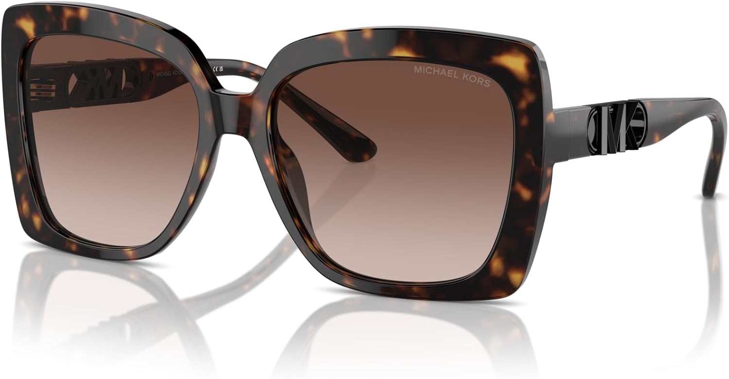 image:imageMichael Kors womens Mk2213 Nice Square SunglassesDark TortoiseBrown Gradient