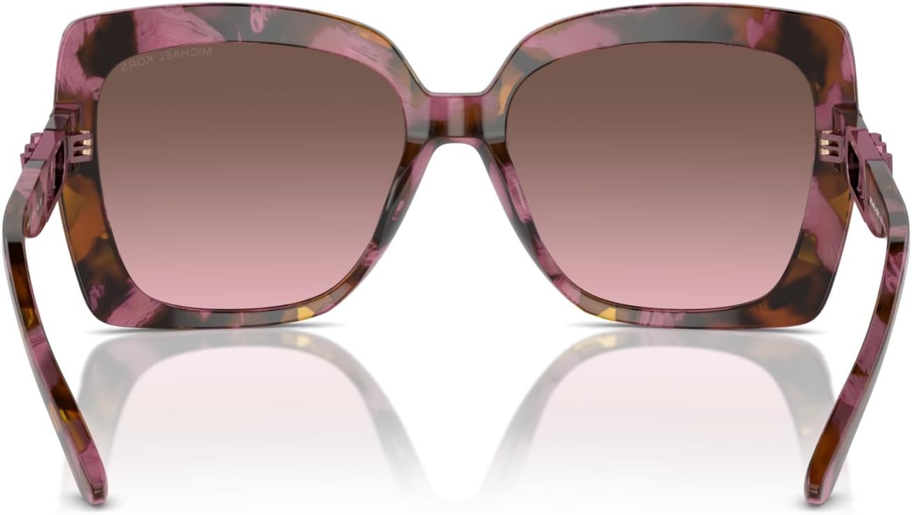 image:imageMichael Kors womens Mk2213 Nice Square SunglassesPlum Graphic TortoiseCordovan Gradient
