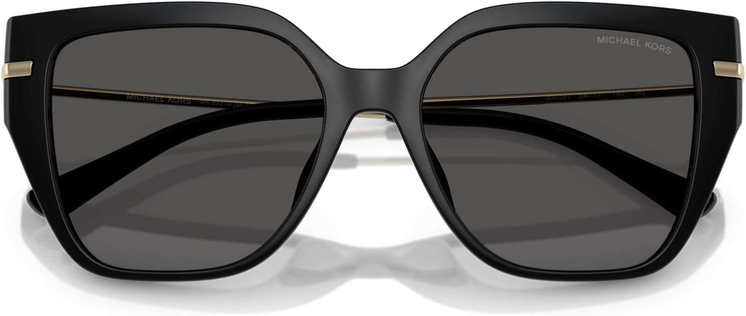 image:imageMichael Kors womens Mk2231u St Barths Universal Fit Square SunglassesBlackDark Grey Solid