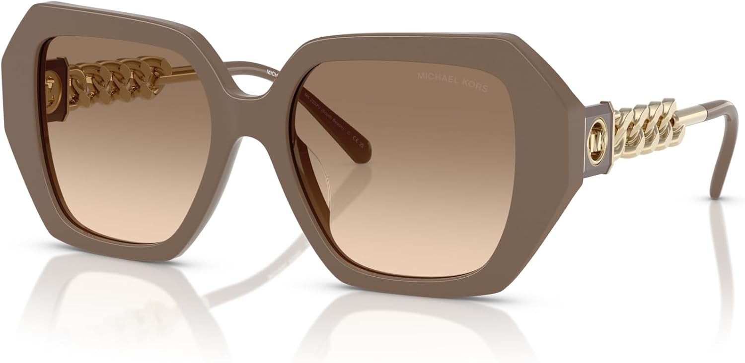 image:imageMichael Kors womens Mk2232u South Beach Universal Fit Square SunglassesAshAsh Gradient
