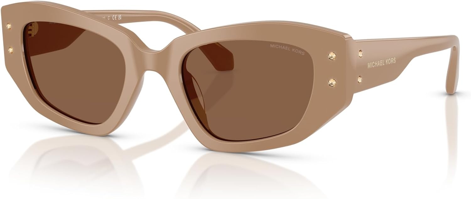 image:imageMichael Kors womens Mk2234b Le Praz Cat Eye SunglassesCamelBrown Solid