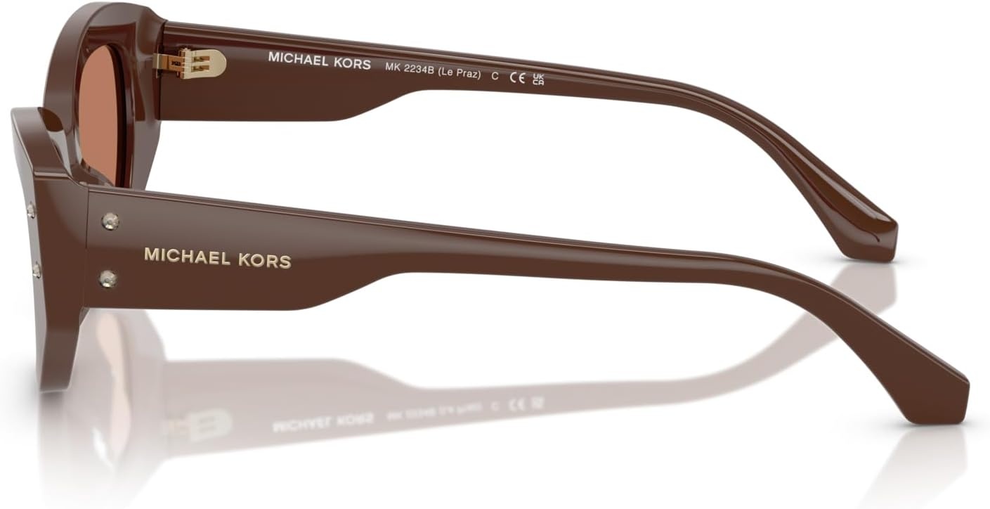 image:imageMichael Kors womens Mk2234b Le Praz Cat Eye SunglassesNutmegNutmeg Solid