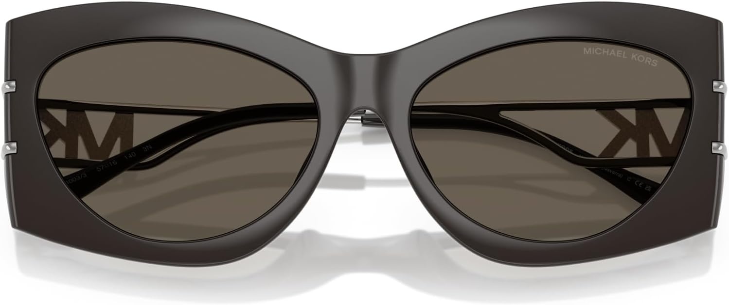 image:imageMichael Kors womens Mk2235u Navarra Universal Fit Square SunglassesAshAsh Solid