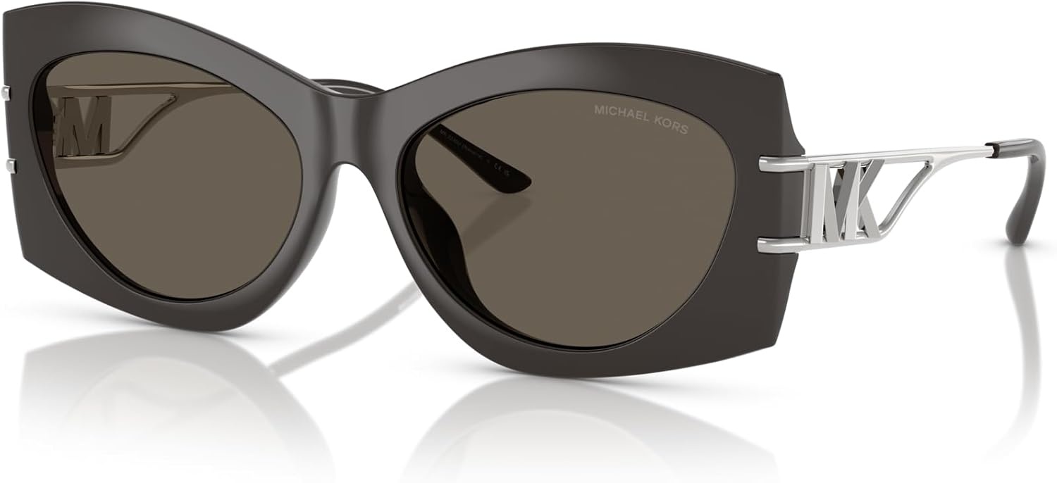 image:imageMichael Kors womens Mk2235u Navarra Universal Fit Square SunglassesAshAsh Solid