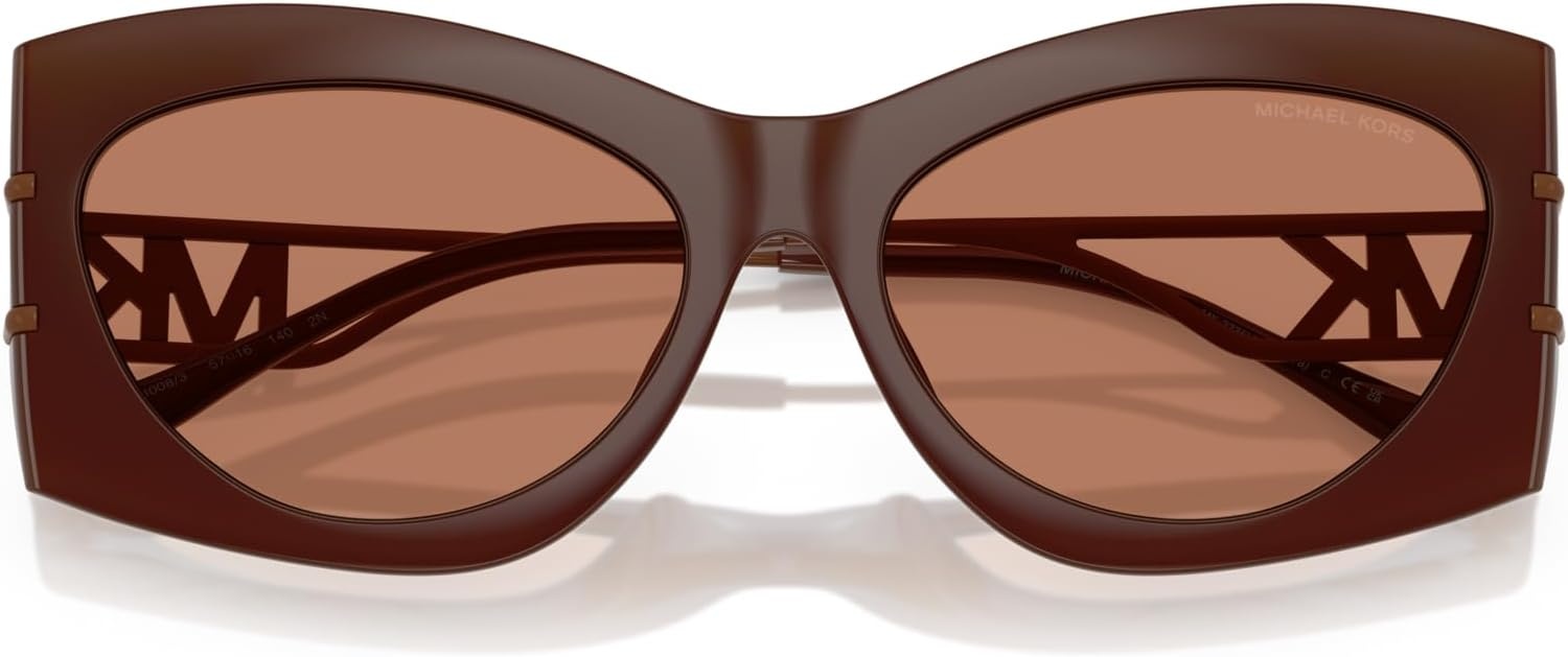 image:imageMichael Kors womens Mk2235u Navarra Universal Fit Square SunglassesNutmegNutmeg Solid