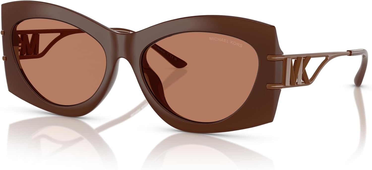 image:imageMichael Kors womens Mk2235u Navarra Universal Fit Square SunglassesNutmegNutmeg Solid